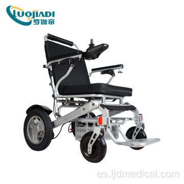 silla de ruedas eléctrica de aluminio con batería de litio